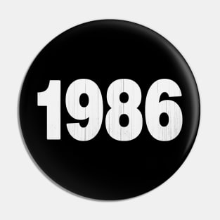 1986 Vintage Pin