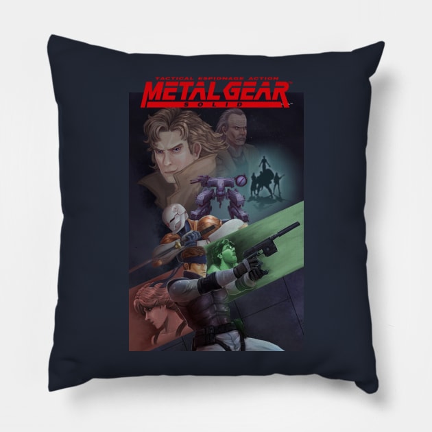 Metal Gear Solid Pillow by bside7715