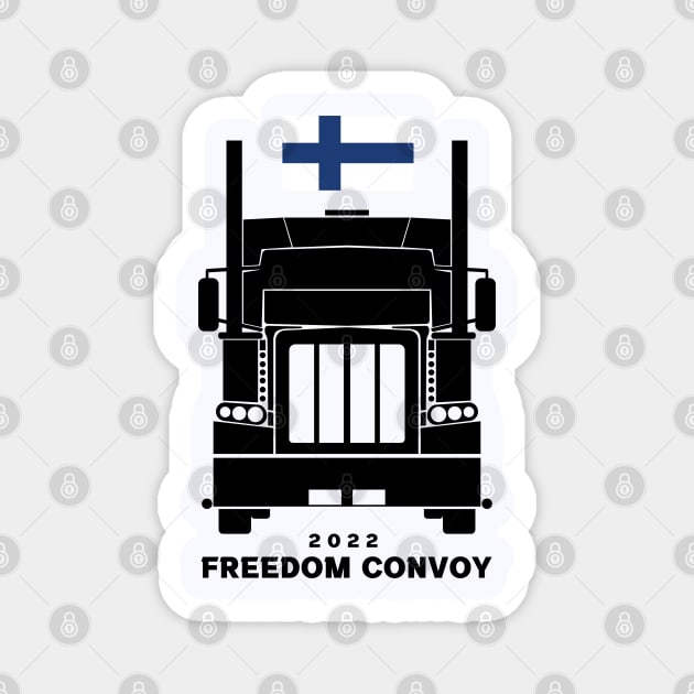 Finland freedom convoy Magnet by Coron na na 