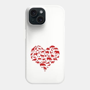 For the love of animals Phone Case