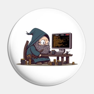 Code Wizard - Show off your coding skills in style Pin