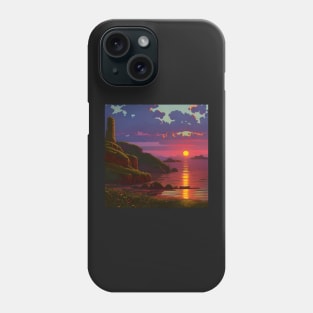 nostalgic calm sunset Phone Case