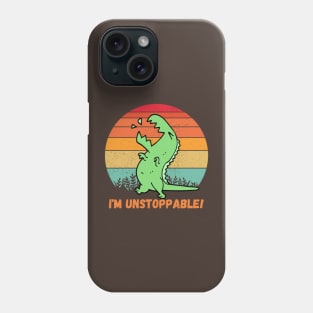Funny I'm Unstoppable T Rex Classic Phone Case