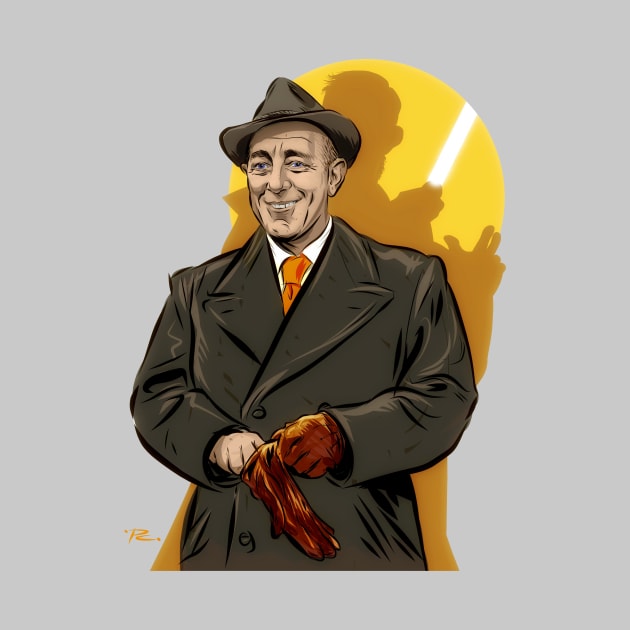 Sir Alec Guinness - An illustration by Paul Cemmick by PLAYDIGITAL2020