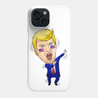 funny donald trump shirt,donald trump cartoon,caricature Phone Case