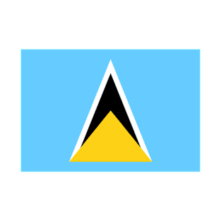 Saint Lucia flag T-Shirt