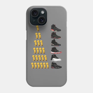 6 RINGS - pixeleted Phone Case