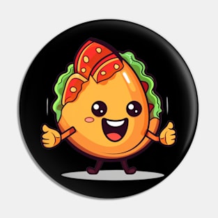kawaii Taco T-Shirt cute potatofood funny Pin