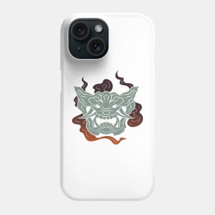 The great Oni Mask 4 - Yabisan - Vector Style Phone Case