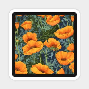 California Poppies Magnet