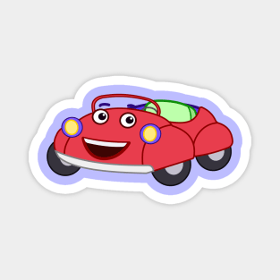 Bongo Beep Beep Cartoon Car Design Big smile Magnet