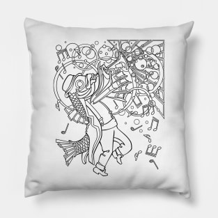 Fish with Trumpet Pillow