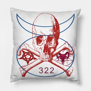 Skull and Bones 322 Pillow