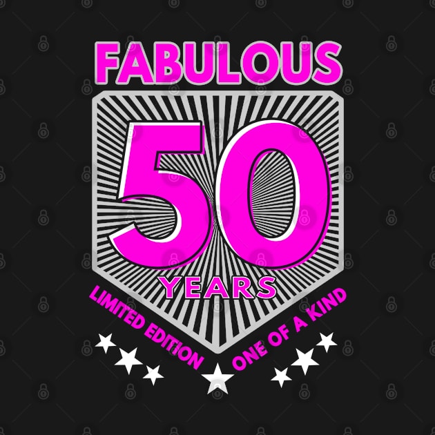 fabulous 50th birthday by Moonsmile Products