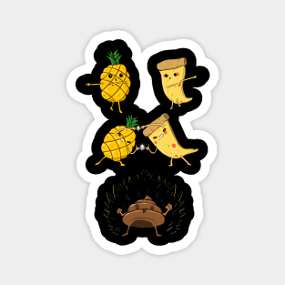 Pizza & Pineapple Fusion Hawaii Magnet