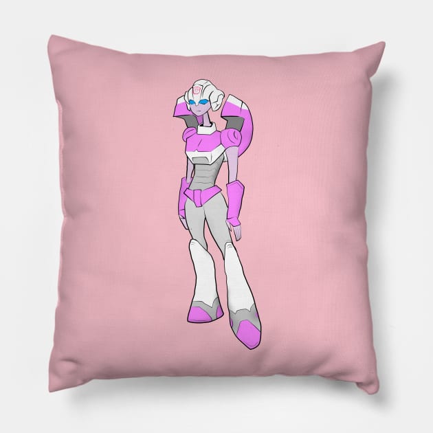 Arcee G1/Animated Mashup Pillow by ramonavirus