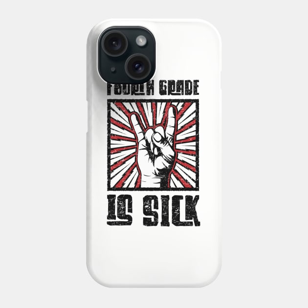 4th Grade is Sick - Red - Barn Shirt USA Phone Case by Barn Shirt USA