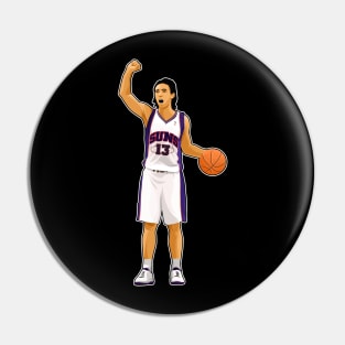 Steve Nash #13 Handle The Ball Pin