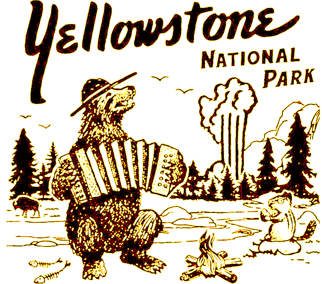 Yellowstone Kids T-Shirt by nahuelfaidutti