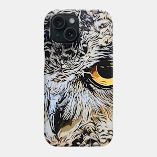 The Eyes of an Owl Phone Case