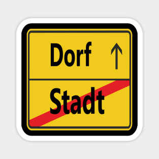 Stadt? Dorf! Magnet