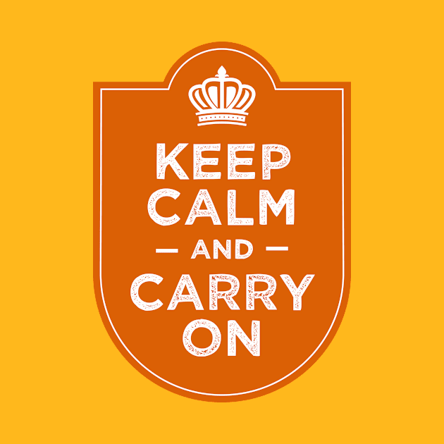 Keep calm and carry on by TompasCreations