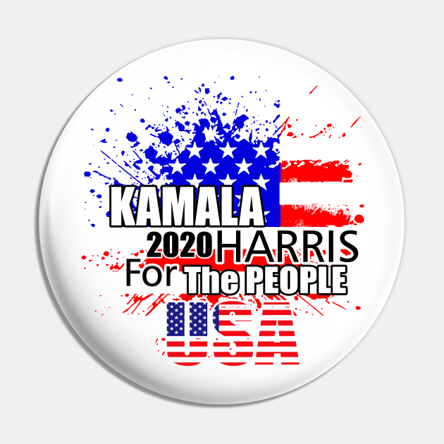 Kamala Harris USA for President 2020 Pin by Javacustoms