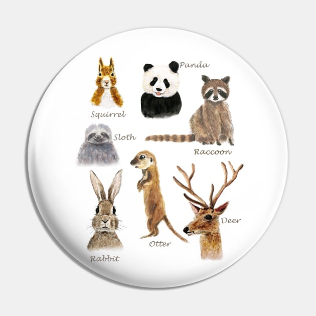 cute animals collection  painting Pin by colorandcolor