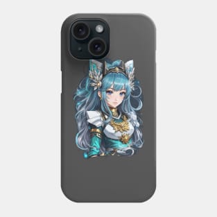 Mystical Creatures of Cetus: Enthralling AI Anime Character Art Phone Case