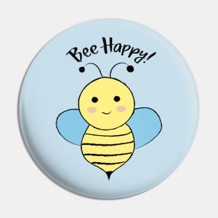 Cute Bee Happy Pin