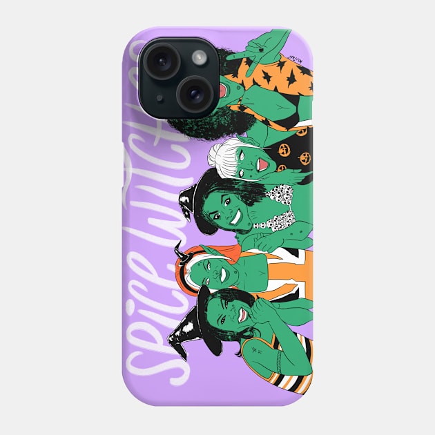 Scary Spice witch Phone Case by kuinif