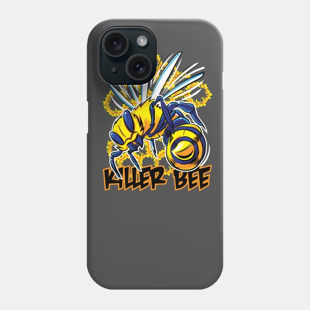 Killer Bee with sharp stinger Phone Case by eShirtLabs