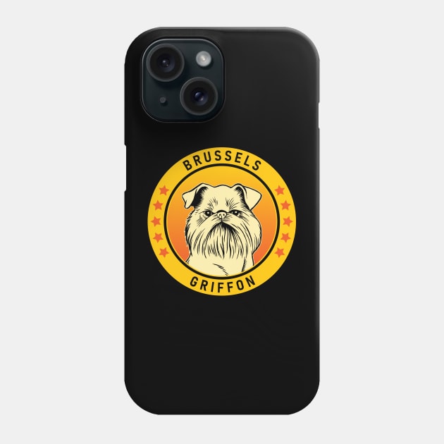 Brussels Griffon Dog Portrait Phone Case by millersye