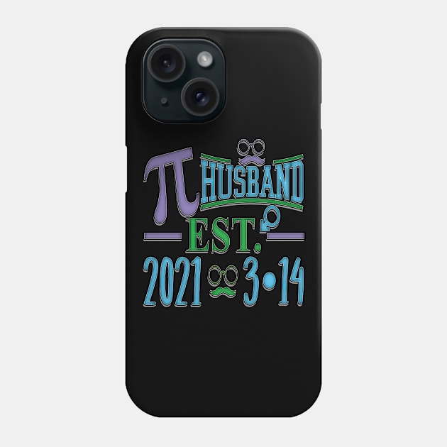 Husband Pi Day Wedding - March 14 2021 Math Lover Fiance graphic Phone Case by ScottsRed