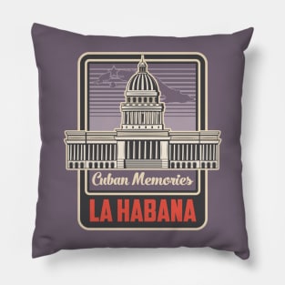 Capitolio Havana Cuba Pillow