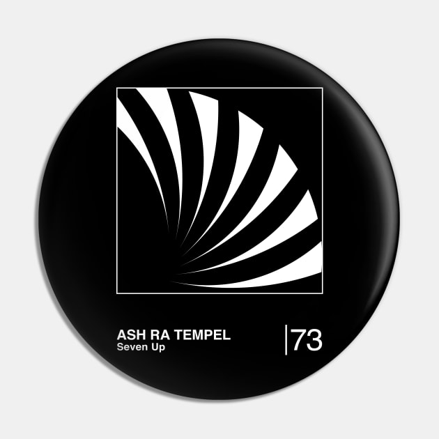 Ash Ra Tempel / Original Minimalist Graphic Artwork Design Pin by saudade