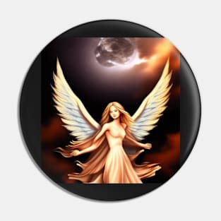 Flying Angel Vintage Pin