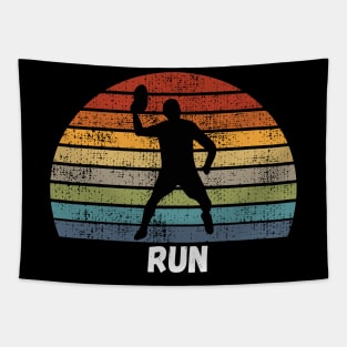 Funny Vintage Retro Disc Golf Frisbee Disc Tapestry