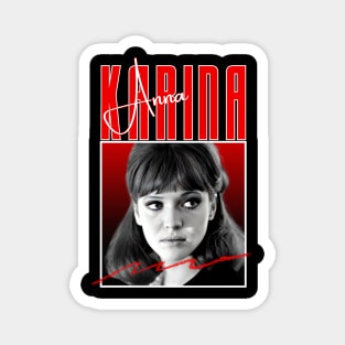 Anna karina///original retro Magnet