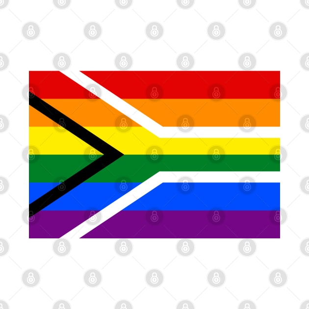 South Africa Gay Pride Flag by Scar