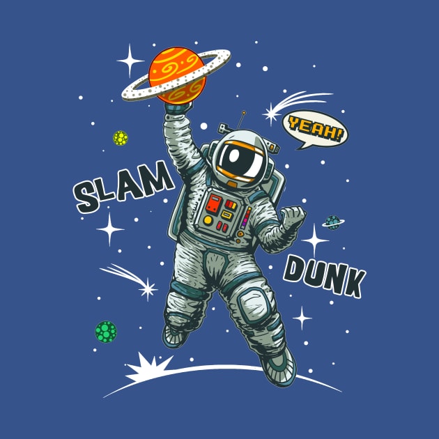 astronaut slam dunk by hayr pictures