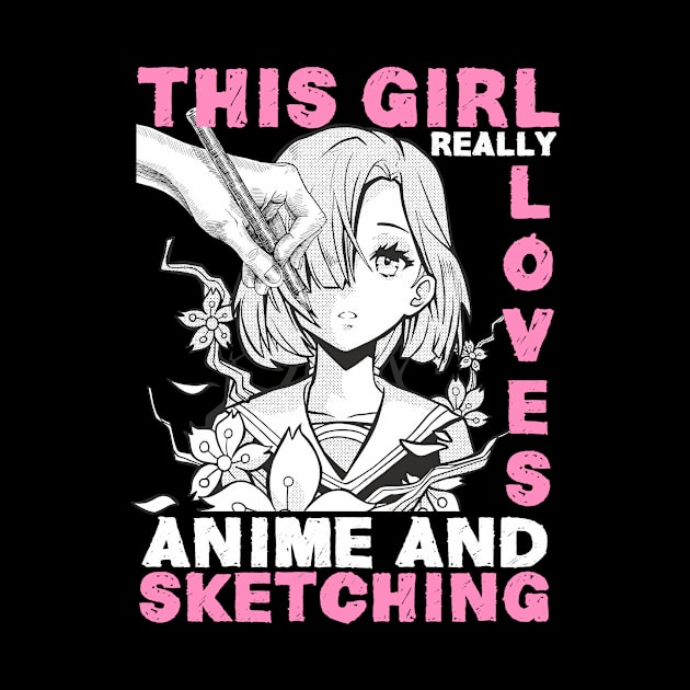 This Girl Really Loves Anime & Sketching Otaku by TheTeeBee