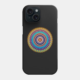 Fire and Ice Mandala Phone Case