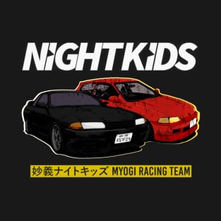 Initial D - Night Kids Print T-Shirt