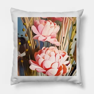 Dried Flower Bouquet Pillow