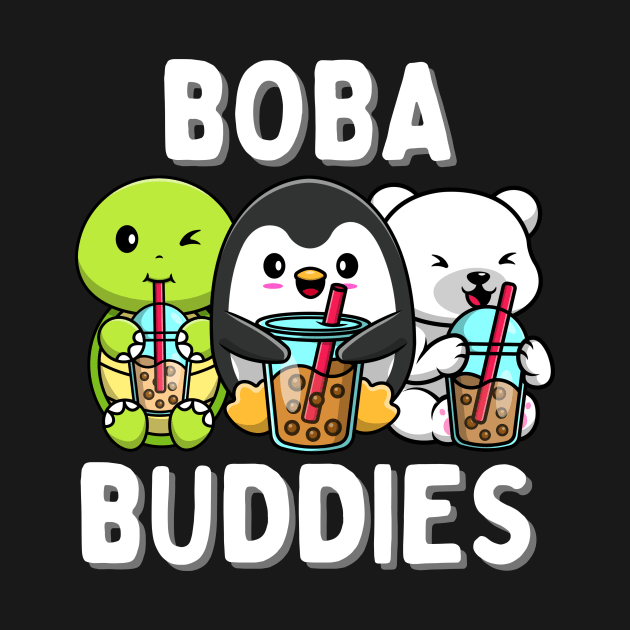 Boba Buddies - Cute Animals by Designs by Niklee