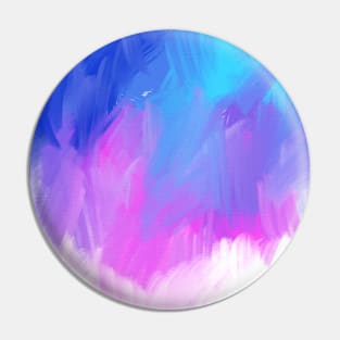 Beautiful and Colorful Blue Abstract Pin