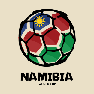 Namibia Football Country Flag T-Shirt