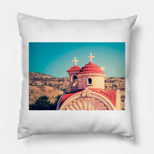 Roadside Shrine, Cyprus Pillow