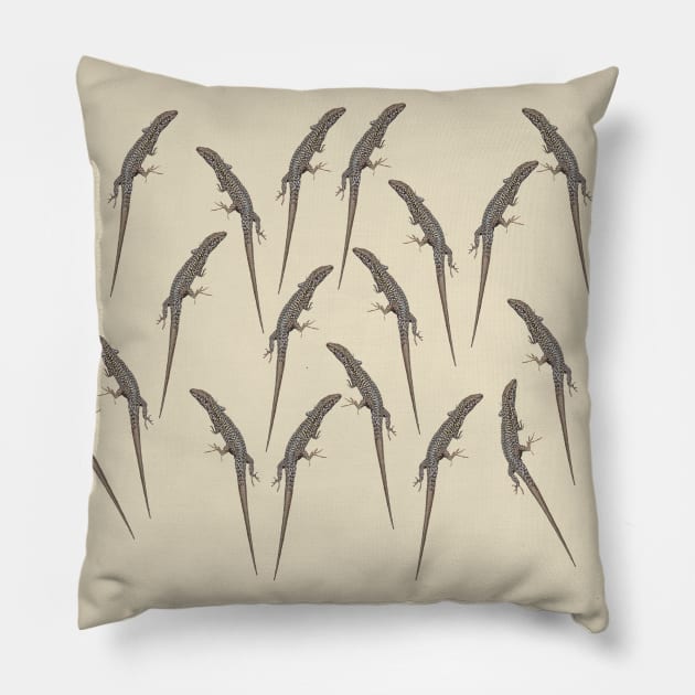 Lizards Pillow by AHelene